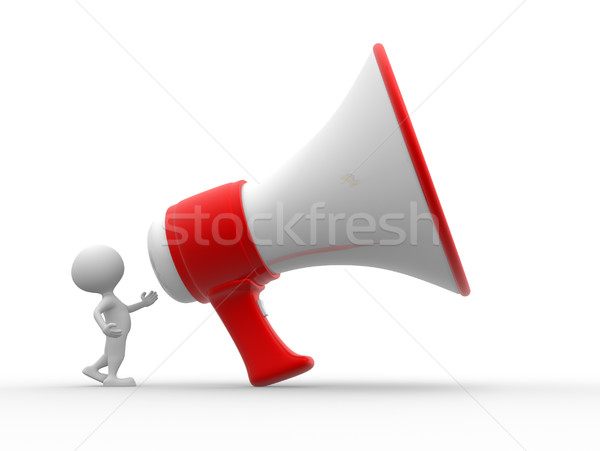 Big megaphone Stock photo © orla