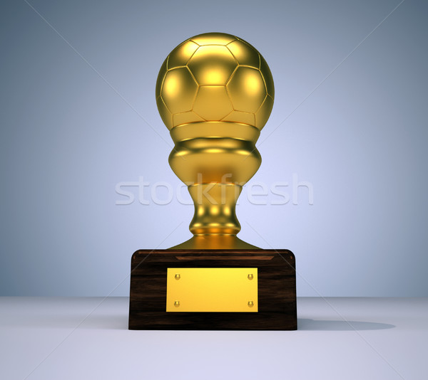 Golden trophy Stock photo © orla