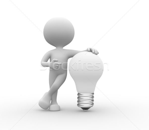 White light bulb Stock photo © orla