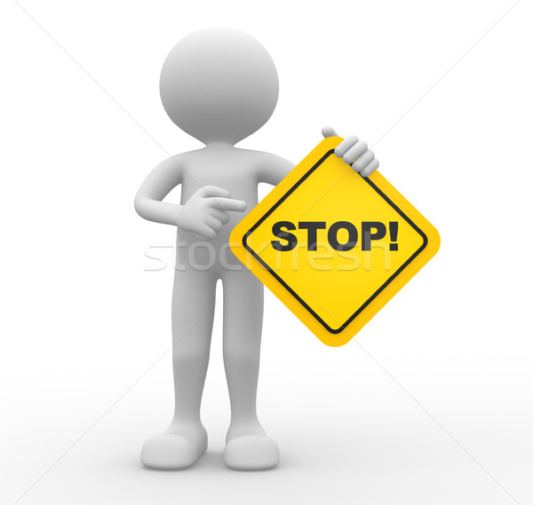 Stop sign Stock photo © orla