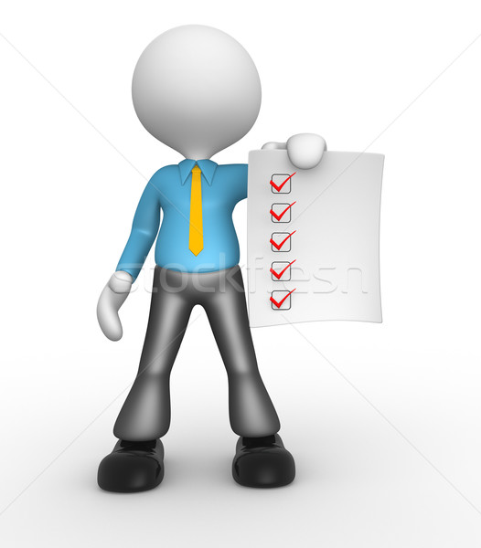 Checklist Stock photo © orla