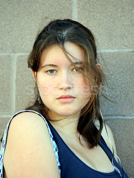 Femminile bellezza posa fuori adolescente Foto d'archivio © oscarcwilliams