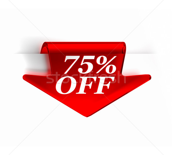 Seventy Five Percent Off Stock photo © OutStyle