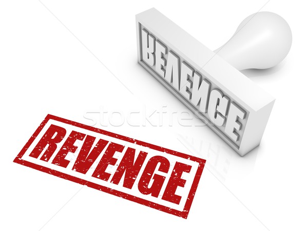 Revenge Rubber Stamp Stock photo © OutStyle