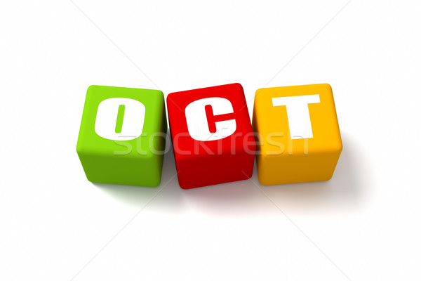 October Colored Cubes Stock photo © OutStyle