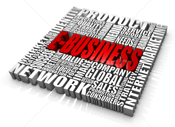 Gruppe Worte Business Konzepte rot Markt Stock foto © OutStyle