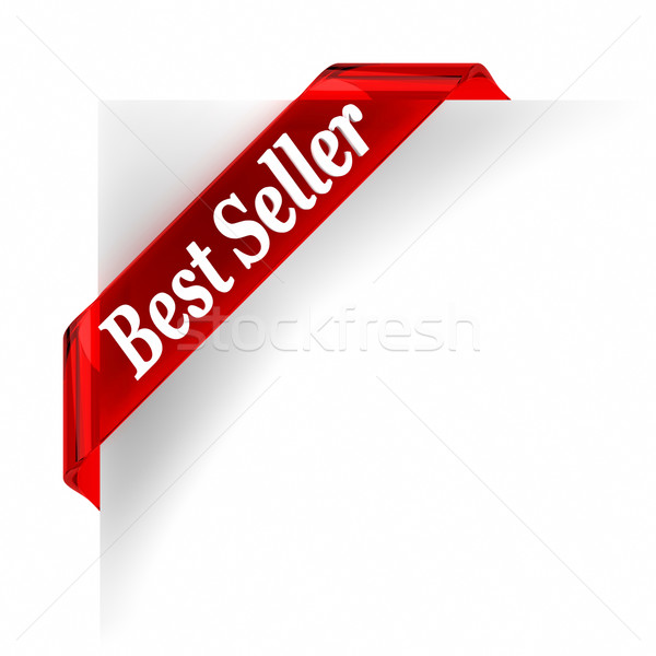 Best Seller Red Banner Stock photo © OutStyle