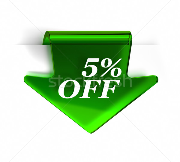 Five Percent Off Stock photo © OutStyle