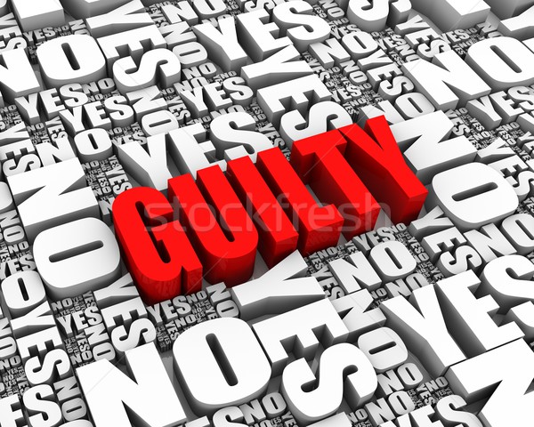 Suçlu 3d metin takvim tarihleri hukuk adalet Stok fotoğraf © OutStyle