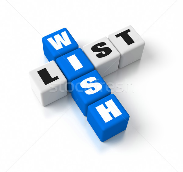 Stock photo: Wish List