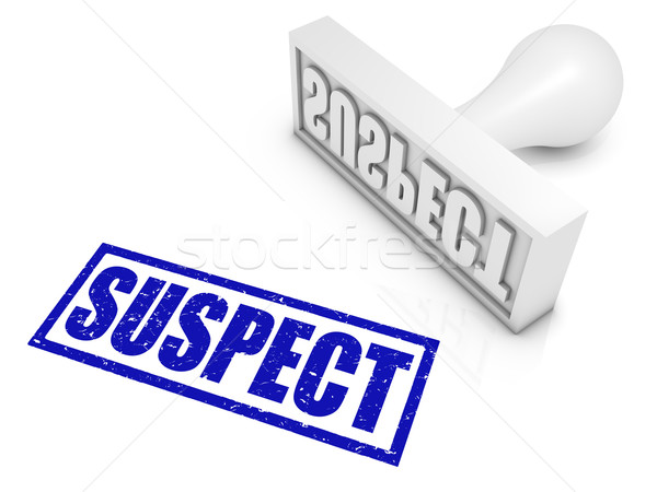 Suspect Rubber Stamp Stock photo © OutStyle