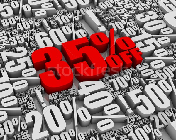 Verkauf aus Batch 3D Worte Business Stock foto © OutStyle