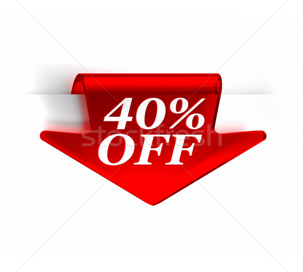 Fourty Percent Off Stock photo © OutStyle