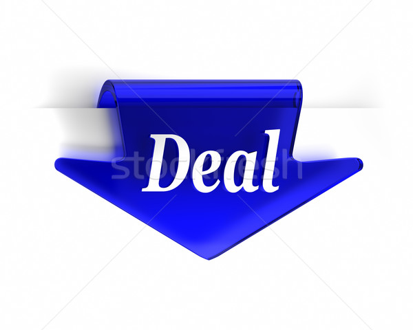 Blue Deal Arrow Stock photo © OutStyle