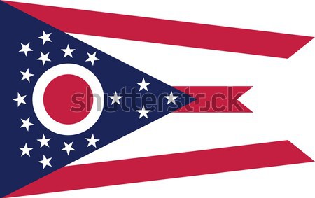 Stock photo: Ohio flag