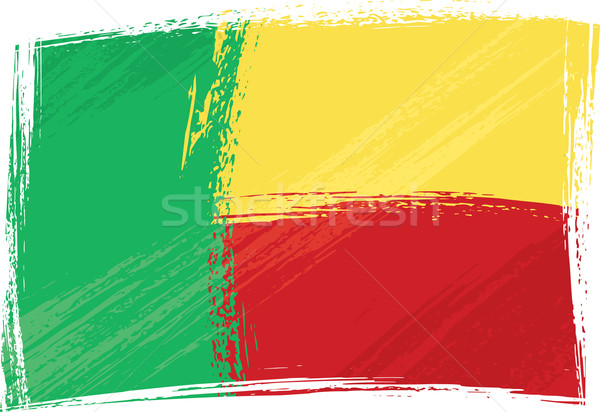 Grunge Benin flag Stock photo © oxygen64