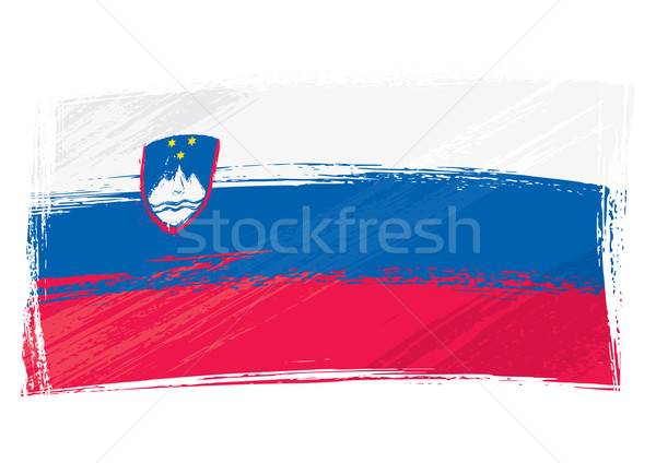 Grunge Slovenia flag Stock photo © oxygen64