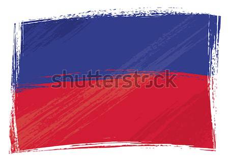Grunge Haiti flag Stock photo © oxygen64