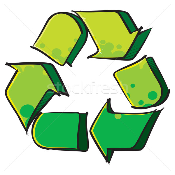 Recycling symbol Stock photo © oxygen64