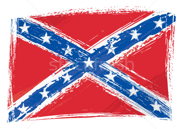 Download Grunge Confederate flag vector illustration © oxygen64 ...