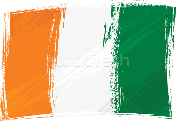 Grunge Cote d'Ivoire flag Stock photo © oxygen64