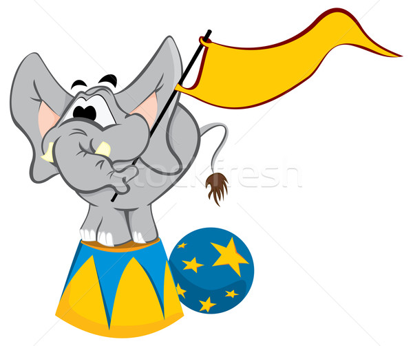 Trained elephant  Stock photo © oxygen64