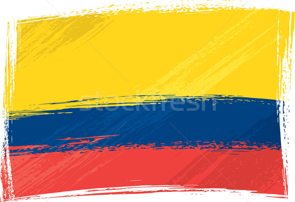 Grunge Colombia flag Stock photo © oxygen64