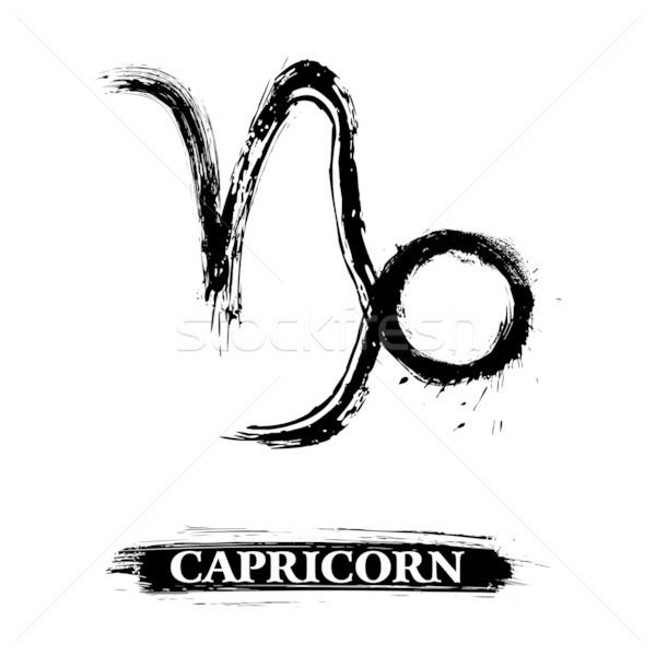 Stock photo: Capricorn symbol