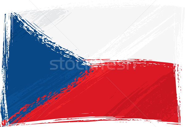 Grunge Czech Republic flag Stock photo © oxygen64