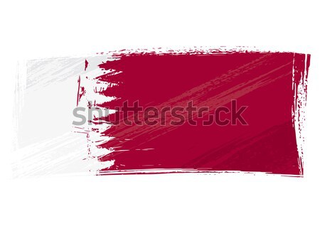 Grunge Katar bandera estilo Foto stock © oxygen64