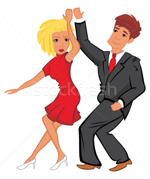 Stock photo: The Twist dancers