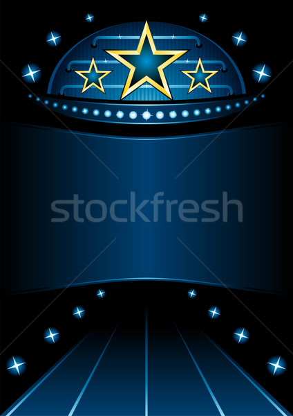 Première poster ontwerp groot entertainment evenement Stockfoto © oxygen64