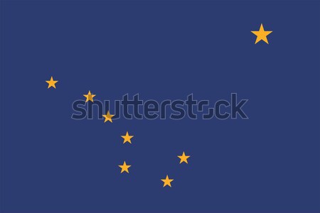 Alaska flag Stock photo © oxygen64