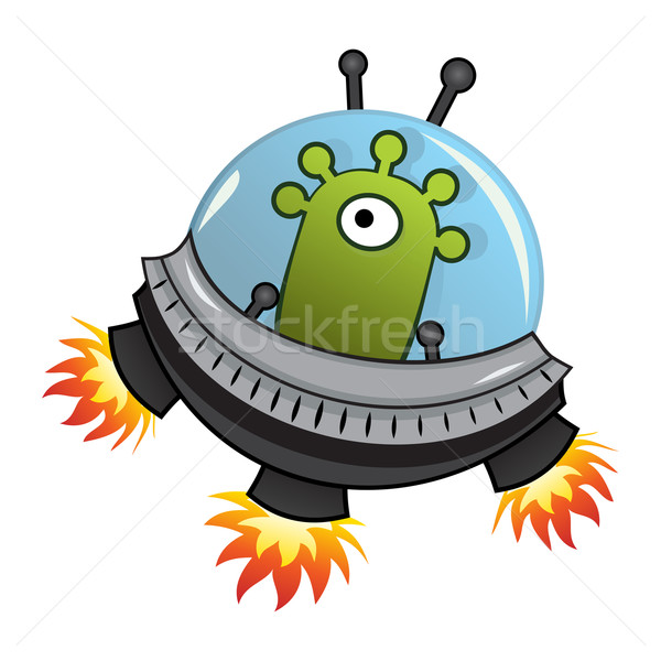 Flying saucer Stock photo © oxygen64