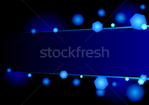 Stock photo: Blue light