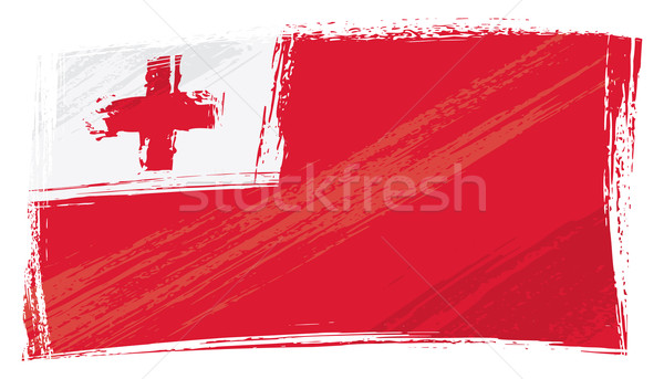 Grunge Tonga flag Stock photo © oxygen64
