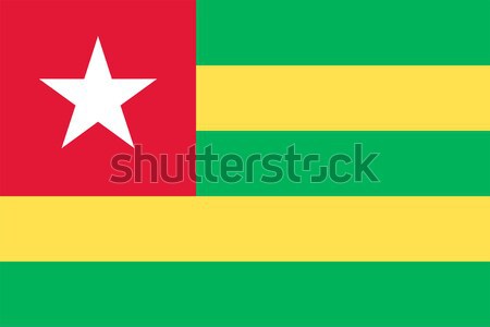 Togo flag Stock photo © oxygen64