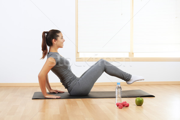 Foto stock: Nina · deporte · hermosa · hispanos · mujer · sonrisa