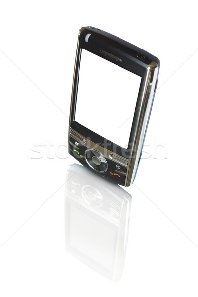 Móvel moderno isolado branco telefone Foto stock © Pakhnyushchyy