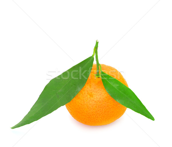 Mandarijn geïsoleerd witte vruchten oranje leven Stockfoto © Pakhnyushchyy