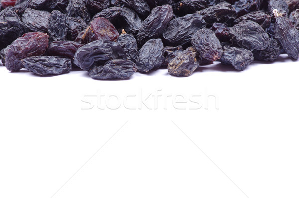 Rozijnen geïsoleerd witte voedsel gezondheid zwarte Stockfoto © Pakhnyushchyy