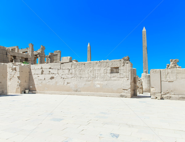 Stock photo: Ancient ruins of Karnak temple in Egypt