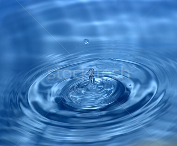 Drop transparant water natuur achtergrond regen Stockfoto © Pakhnyushchyy