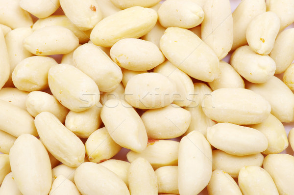 Amendoins branco semente noz saudável Foto stock © Pakhnyushchyy