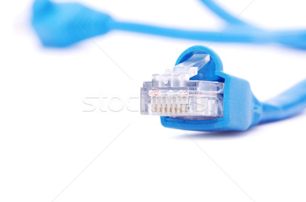 Plug Makro erschossen Netzwerk Verbindung Business Stock foto © Pakhnyushchyy