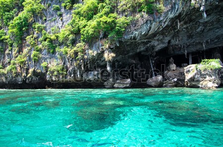 Stok fotoğraf: Kayalar · deniz · krabi · su · manzara · okyanus