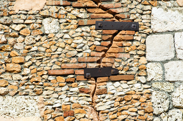 Stonewall textura parede casa papel de parede padrão Foto stock © Pakhnyushchyy