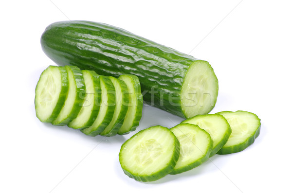 Komkommers witte eten vers dieet gezonde Stockfoto © Pakhnyushchyy