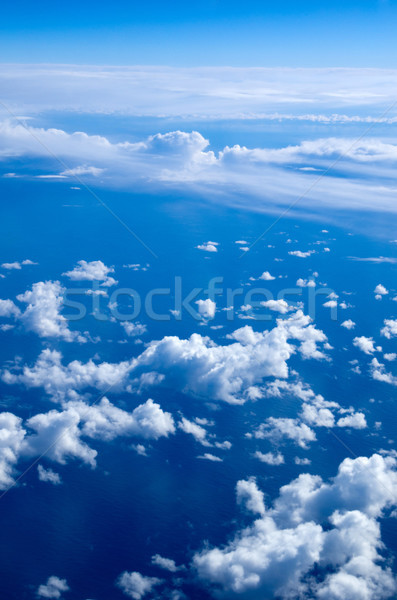 Gökyüzü bulutlar güzellik ufuk çizgisi renk Stok fotoğraf © Pakhnyushchyy