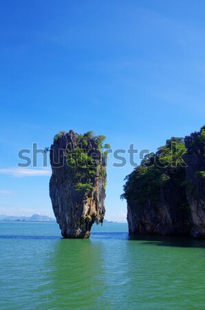 Isola Thailandia acqua nubi natura mare Foto d'archivio © Pakhnyushchyy